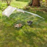 Kerbl Luksus løbegård, 4-kantet med spidstag